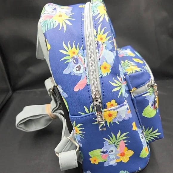 Loungefly Stitch Tropical Mini Backpack - Picture 2 of 6
